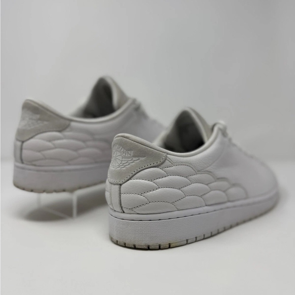 Nike Air Jordan 1 Centre Court White on White 13